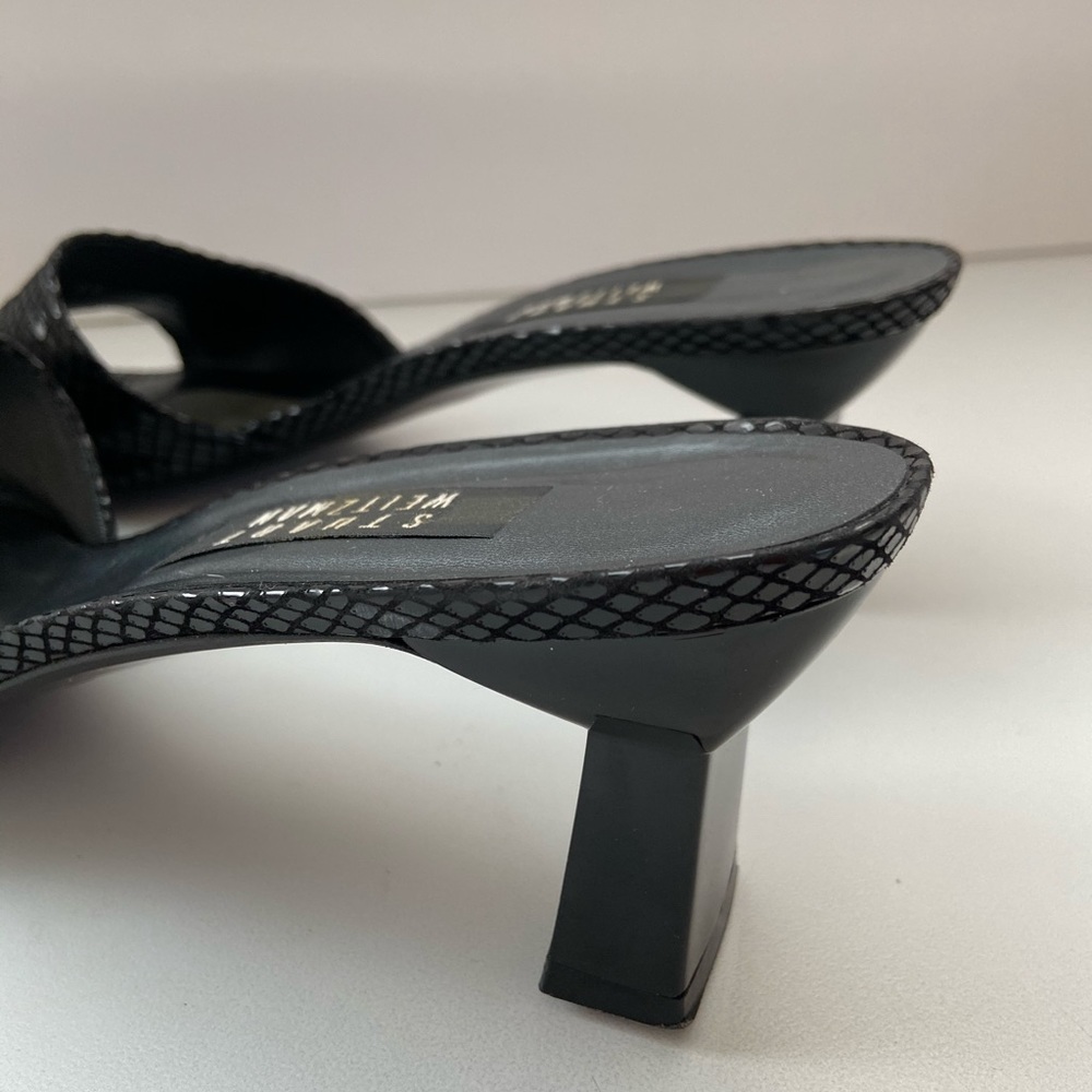 Stuart Weitzman Rectangular Block Heel Sandals - image 8